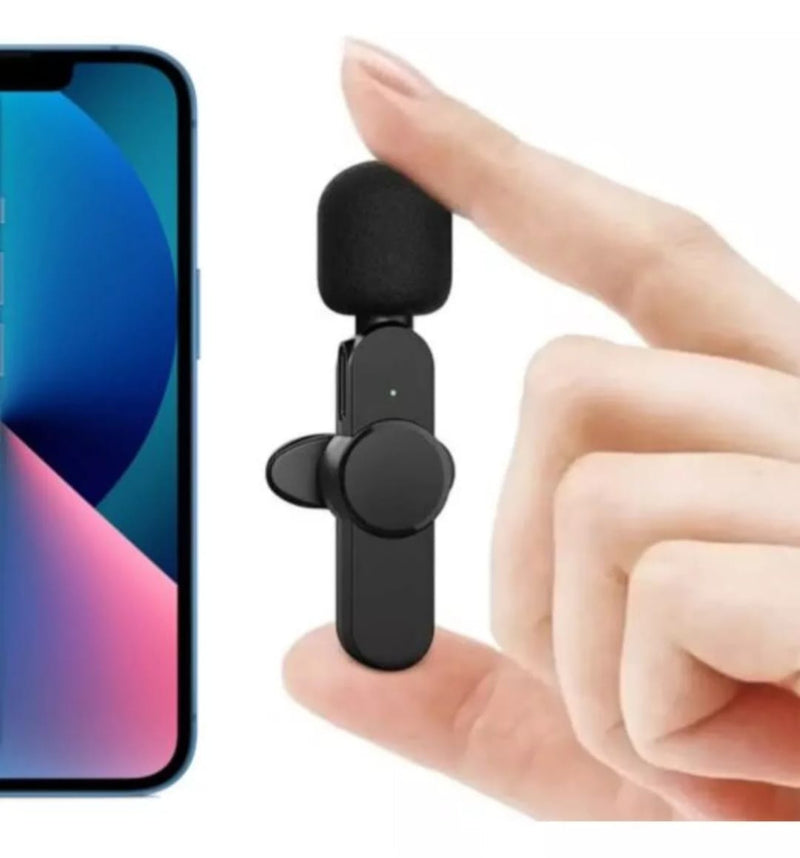 Microfone de Lapela Sem Fio Para IOS